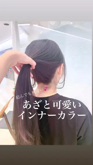 ロング カラー 似合わせカラー/艶 髪質改善/ヨシザキのヘアスタイル