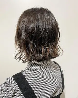 ショート パーマ ヘアアレンジ bloom yumaのヘアスタイル