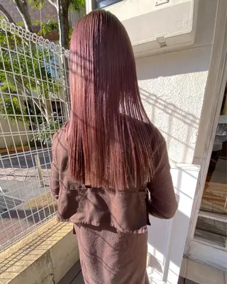 ロング カラー 🙃 透明感カラー/ボブのヘアスタイル