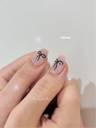 ネイル 🎀チーク/ちゅるん 🫧chisa🎀のネイルデザイン
