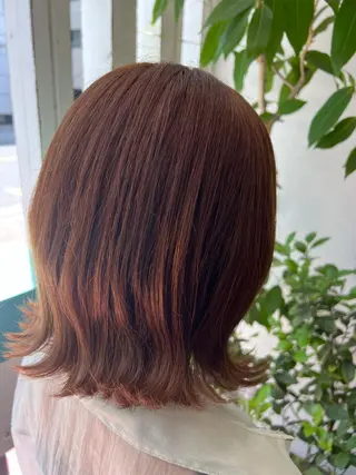 ショート カラー ブリーチカラー🦖 岡部木乃夏のヘアスタイル