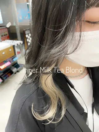 ロング カラー 🎨川崎ブリーチカラ ー🎨【春弥】のヘアスタイル