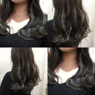 ロング カラー パーマ ネイル マツエク・マツパ 代表🎀 ふわモテ愛 され髪🩷yumiのヘアスタイル
