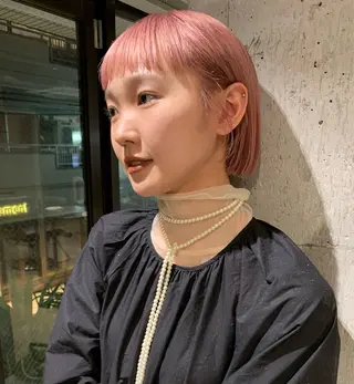 ショート カラー ✨美髪矯正✨髪質改善 ✨レイヤー✨大山　悠のヘアスタイル