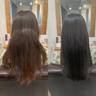 セミロング カラー 小阪 将司のヘアスタイル