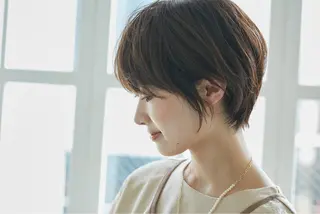 ショート カラー ショート ボブ✂︎ 髙梨  遥のヘアスタイル