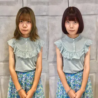 ショート カラー 大人可愛いショート* NoWL栗原隆成のヘアスタイル