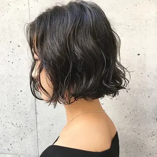 ショート パーマ 小川 泉美のヘアスタイル