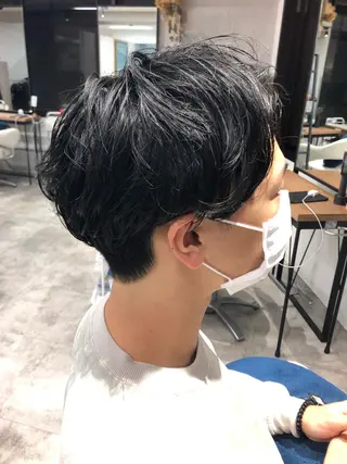 パーマ メンズ Noyヨシモト ヒロトのヘアスタイル
