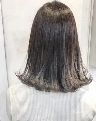 ミディアム カラー ヘアアレンジ 縮毛矯正 髪質改善寺坂雄飛💐のヘアスタイル