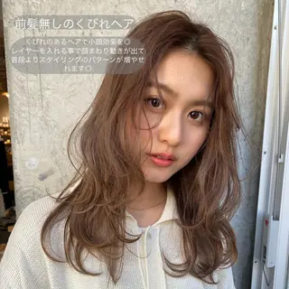 セミロング カラー Pia ツボイ ケイタのヘアスタイル