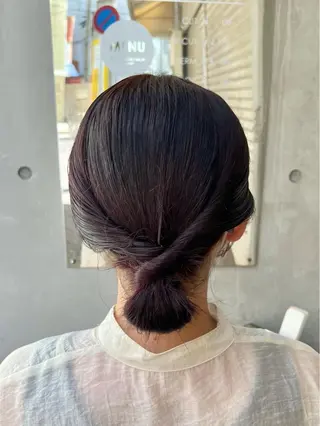 ミディアム カラー ヘアアレンジ 「sumi」 AMIのヘアスタイル