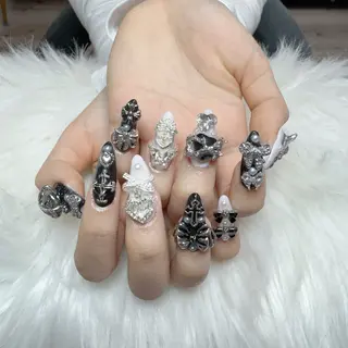 ネイル 🎀nana🫧 ワンホンネイル🎀のネイルデザイン