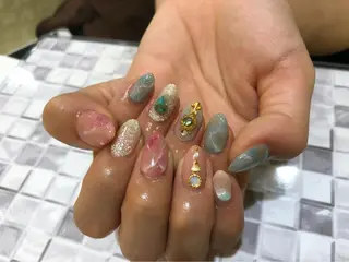 メンズ キッズ ネイル マツエク・マツパ a:Qネイル /久米川のネイルデザイン