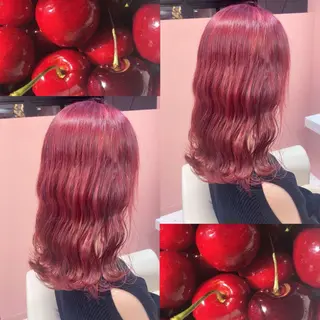ミディアム カラー Chérie Honokaのヘアスタイル
