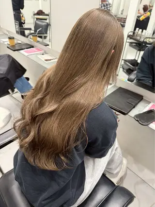 ロング カラー カラーモデル募集中 /新潟万代/かこ🩵のヘアスタイル