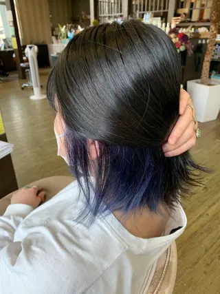ミディアム カラー 中野  淳のヘアスタイル