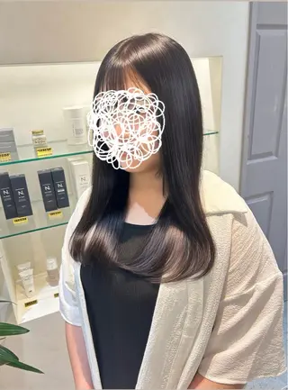 ロング カラー Yamamoto 半個室美容室zinaのヘアスタイル