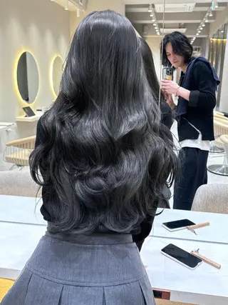 ロング 🩵縮毛矯正・ボブ 岩原朋也🩵のヘアスタイル