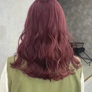 ミディアム カラー MOMO艶髪 🩵モテカラーのヘアスタイル