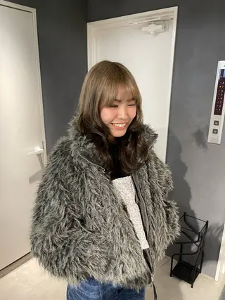 ロング 透明感カラー/レイヤ ー/艶髪/NENEのヘアスタイル