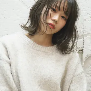 ミディアム 中山 泰徳のヘアスタイル