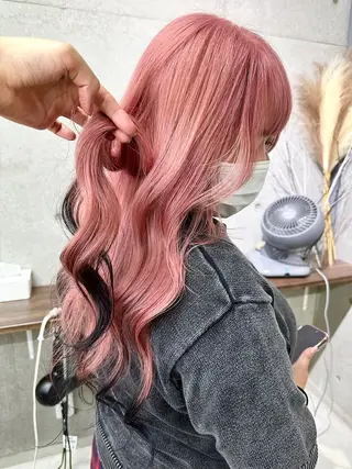 ロング カラー かずくん🦩名古屋 ハイトーン/レイヤーのヘアスタイル