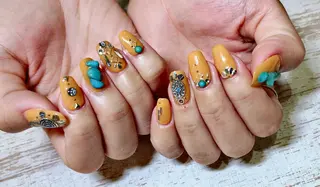 ネイル Lino+ ネイル&よもぎ蒸しのネイルデザイン