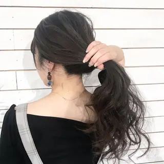 ロング 縮毛矯正 髪質改善寺坂雄飛💐のヘアスタイル