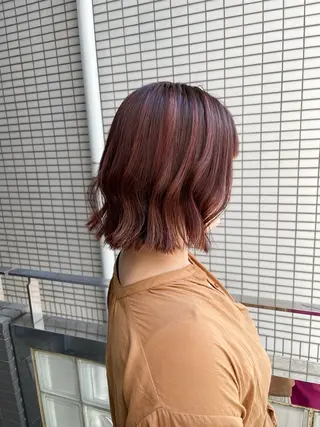 セミロング カラー 野町好花 レイヤー/髪質改善のヘアスタイル