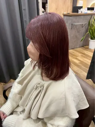 ミディアム カラー ayaka 🍀のヘアスタイル