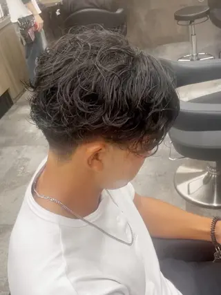 パーマ メンズ 波巻き/サーフカール 🌊吉野裕稀のヘアスタイル