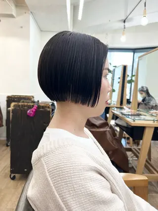 ショート パーマ/ハイライト 💙鶴岡 愛💙のヘアスタイル