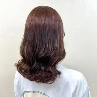 ミディアム カラー 韓国ヘア🇰🇷🎀 みきのヘアスタイル