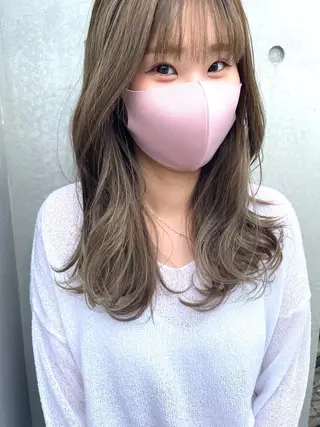 ロング カラー 東 みのりのヘアスタイル