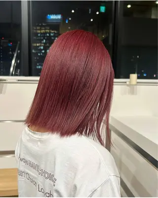 ミディアム カラー パーマ ヘアアレンジ stylist 🌸 kana.のヘアスタイル