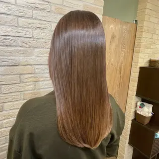 ロング 髪質改善カラー＆ 縮毛矯正　石井良平のヘアスタイル