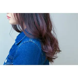 カラー クニモトハルナ ボブ/柔らかカラーのヘアスタイル