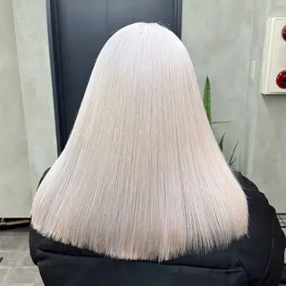 ロング カラー ブリーチ　ハイトーン 特化🌈フジタハルキのヘアスタイル