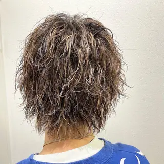 ショート パーマ メンズ 【メンズ特化】 池田大成✂︎のヘアスタイル