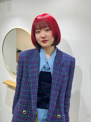 ショート カラー 心斎橋美容師 fumikaのヘアスタイル