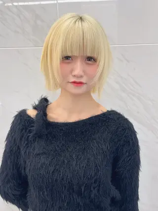 ショート カラー 栄美容師/kiti /ボブ/ケントのヘアスタイル