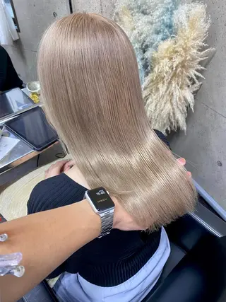 ミディアム カラー ⭕️ダメージレス特化 髪質改善🥇丸山憲人のヘアスタイル