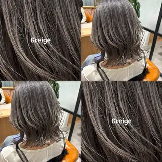 ミディアム カラー 【ハイライト】 YUYAのヘアスタイル