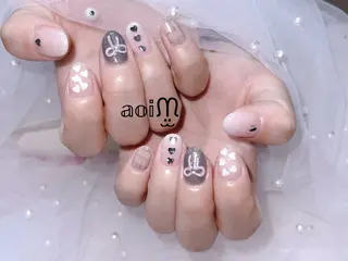 ネイル 葵うさぎ AIのネイルデザイン