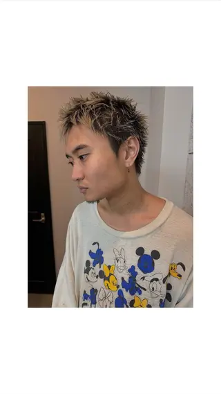 ショート 【レイヤー/透明感/ ハイトーン】Rionのヘアスタイル