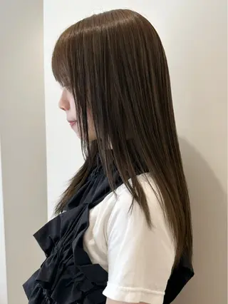 ロング カラー 越後 遥/ 透明感カラー🪞🤍のヘアスタイル