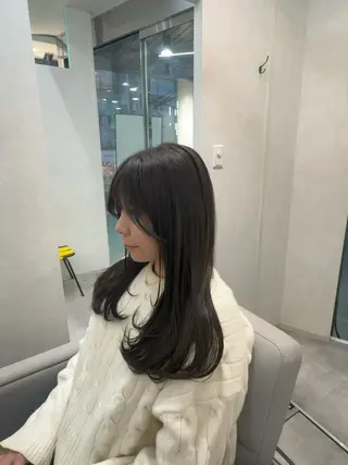 カラー ナチュラル🎀透明感 カラー/香香のヘアスタイル