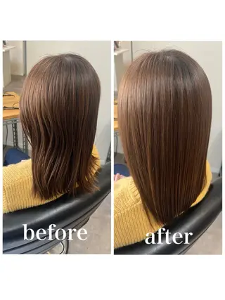 ミディアム OFF YUYAのヘアスタイル
