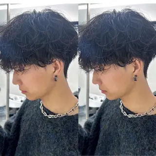 パーマ メンズ Lond LOGAN所属・🔥波巻き/ツイスパ 特化🔥メンズパーマのヘアスタイル